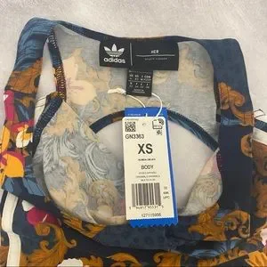 adidas Tops Her Studio London X Adidas Floral Bodysuit Xs